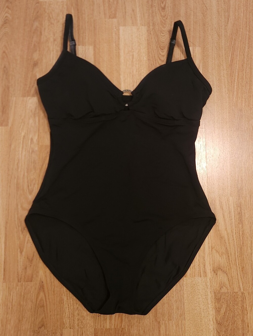 Merona One Piece Swimsuit Black Large